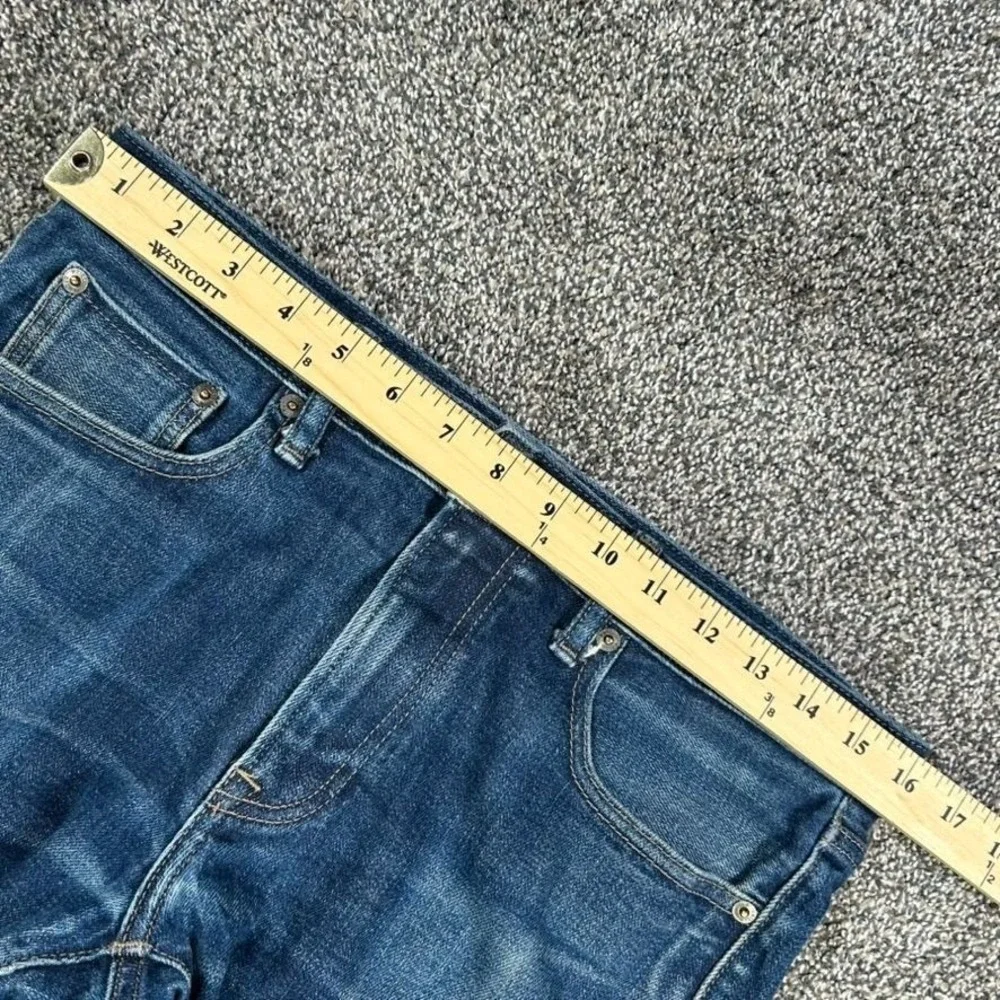 Uniqlo Red Line Kaihara‎ Selvedge Denim Jeans Mens 32x32 Slim Straight Fit Japan